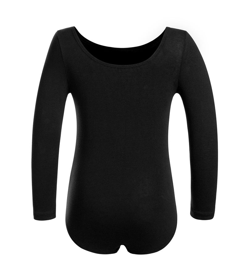 DANSHOW Girls' Team Basic Long Sleeve Leotard for Toddler Gymnastics Dance Ballet(2KD3028-L-06) - Image 2